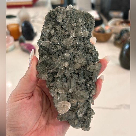 Himalayan Chlorite Included Quartz - Picture 1 of 3